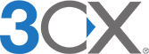 Logo 3CX - Marque partenaire du Groupe Factoria